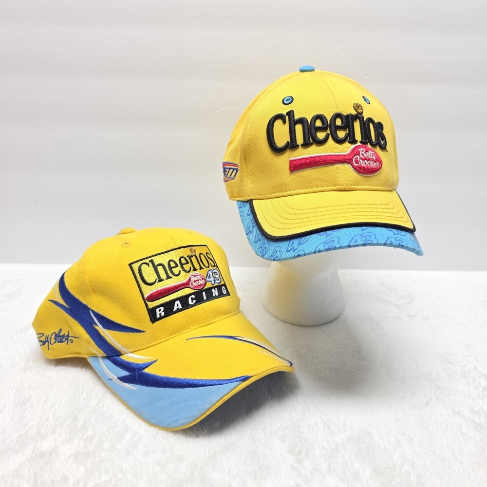 Nascar Cheerios Petty Racing #43 Strap back Hat / Cap Bobby Lobante